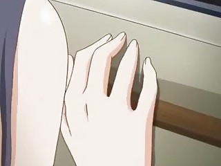Excited Hentai Cutie Teasing Huge Penis