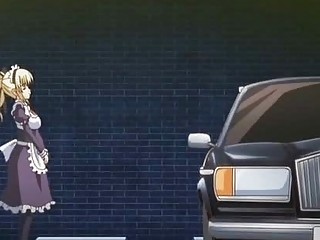 Excited Hentai Cutie Teasing Huge Penis