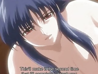 Lustful Hentai Babe In Stockings Riding