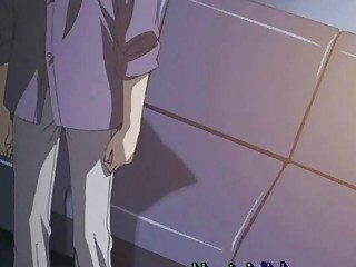 Hentai Couple Hardcore Anal Sex On The Couch