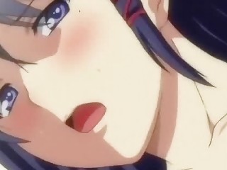 Hottie Brunette Anime Getting Anal