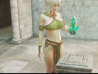 3D Busty Elf Analed By Scary Ogre!
