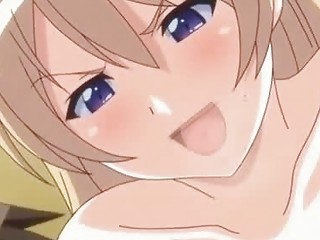 Blonde Anime Chick With Wet Cunt