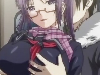 Busty Anime Girl Gets Jizzload