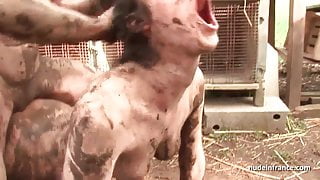 Dirty Young Amateur Brunette Ass Fucked Outdoor