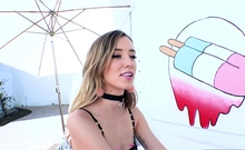 TRUE ANAL Skinny Blonde Haley Reed Needs More Anal